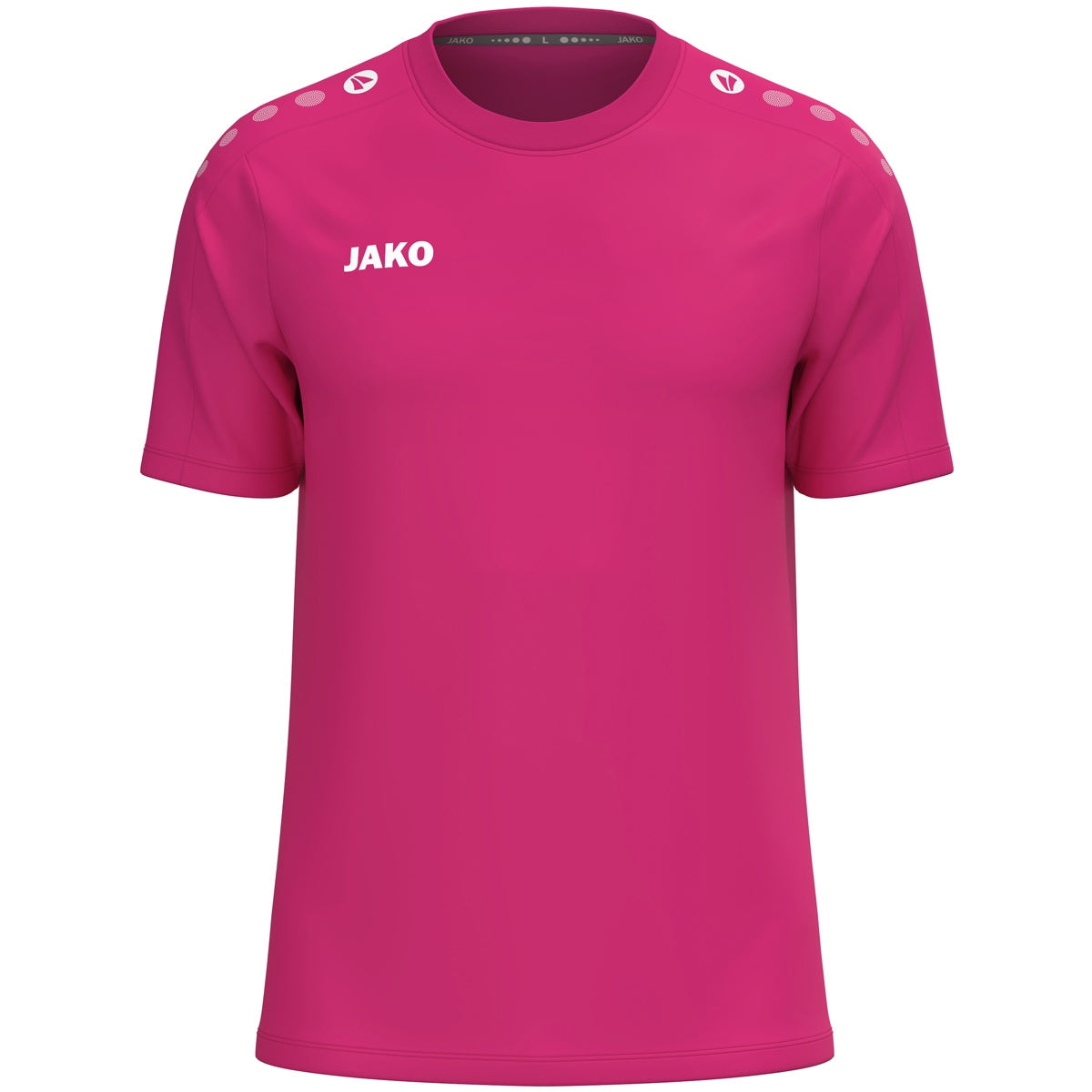 JAKO T-Shirt One Cotton – Pink (vorne)