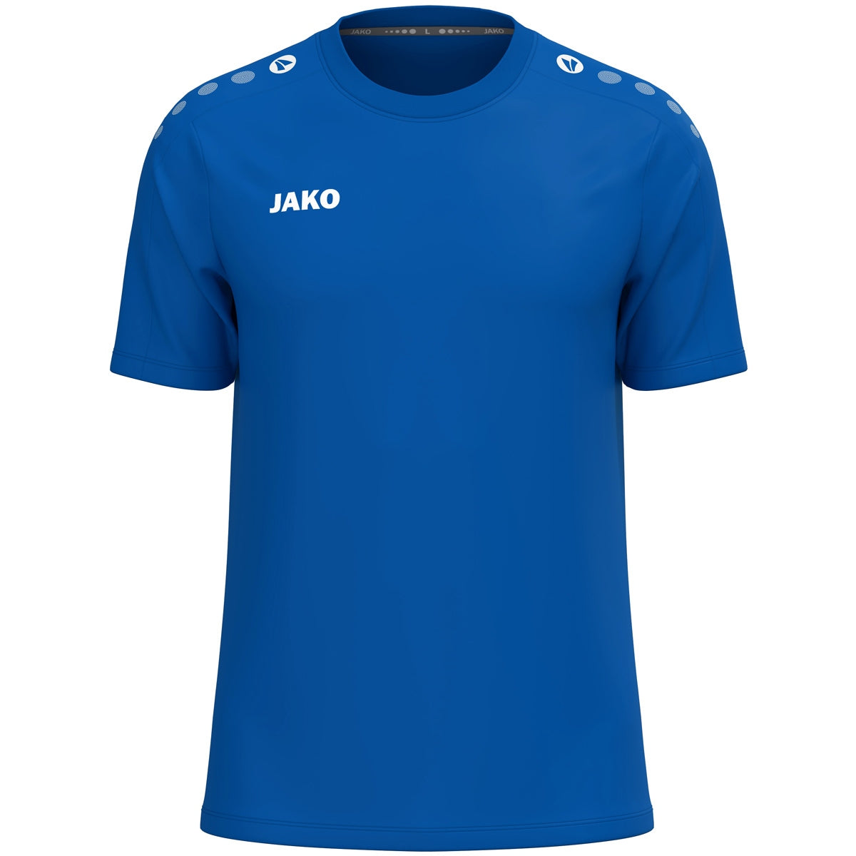 JAKO T-Shirt One Cotton – Blau (400) (vorne)