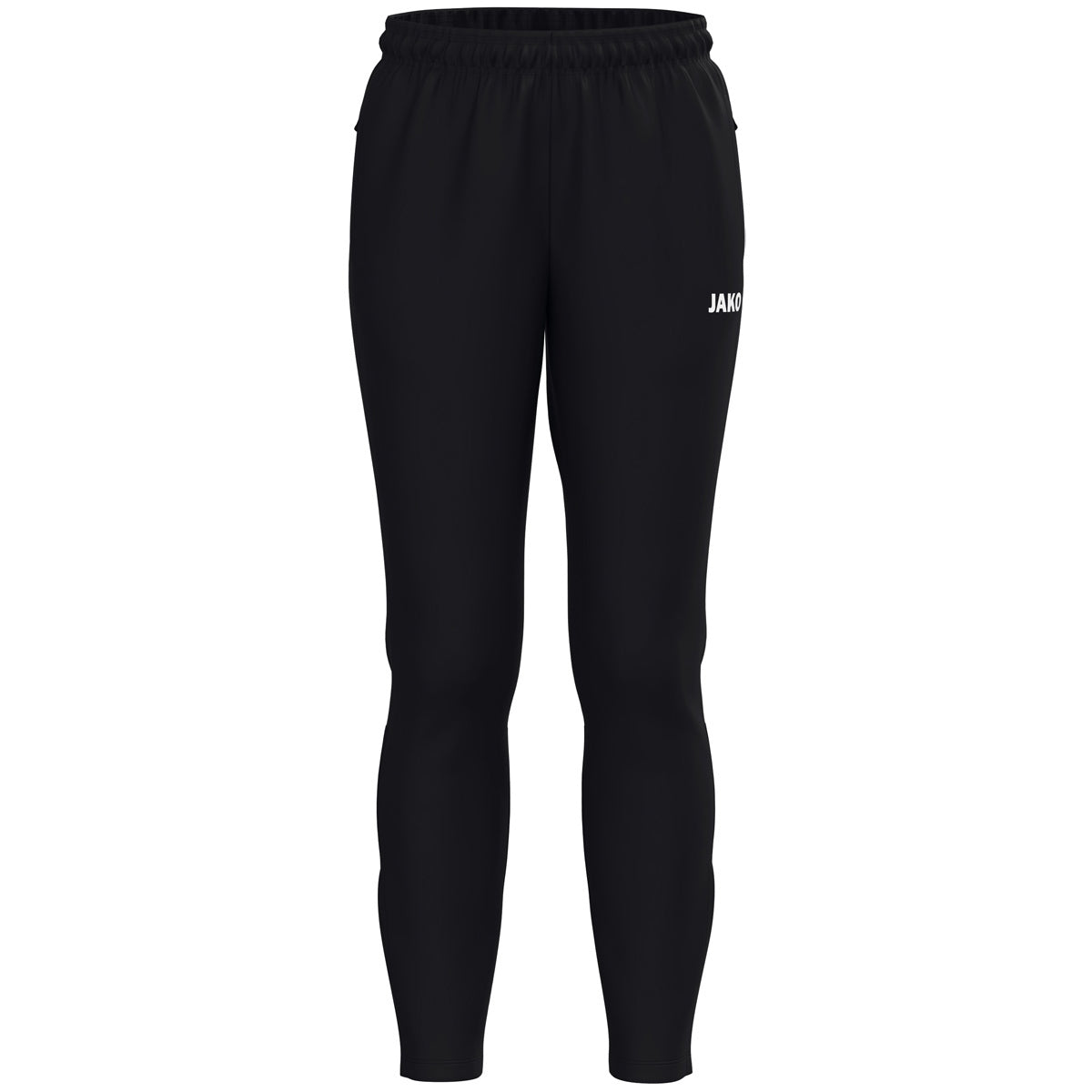 JAKO Trainingshose One Damen Kurzgrößen – Schwarz (vorne)