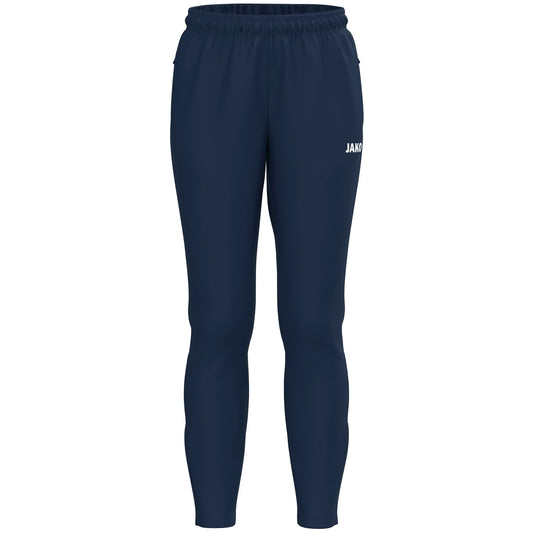 JAKO Trainingshose One Damen Kurzgrößen – Blau (vorne)
