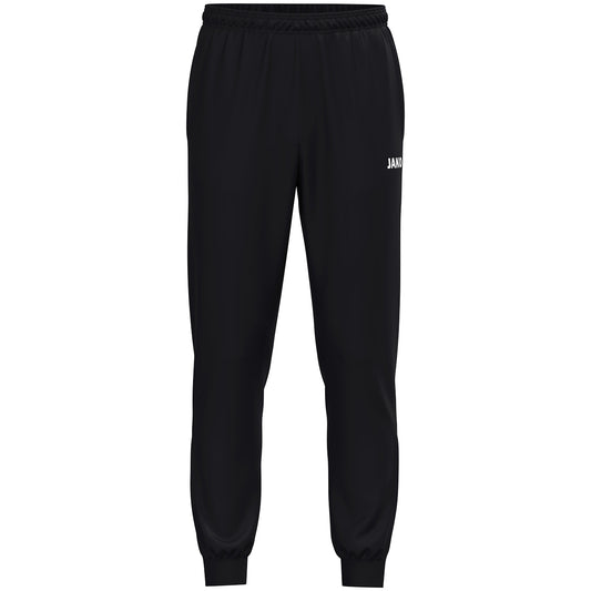 JAKO Polyesterhose One Kurzgrößen – Schwarz (vorne)